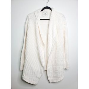 Abercrombie and Fitch Cream White Cardigan